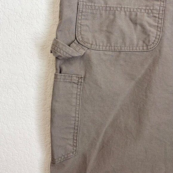 Carhartt B151 Men’s Work Pants 50x32 Brown Loose Fit Canvas Utility - Picture 9 of 15